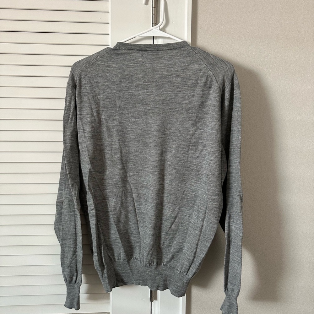 Peter Millar Gray Pullover Sweater - image 2